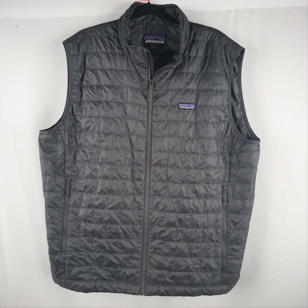 Patagonia Men's Nano Puff Quilted Insulated Puffer Vest Gray XXL